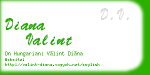 diana valint business card